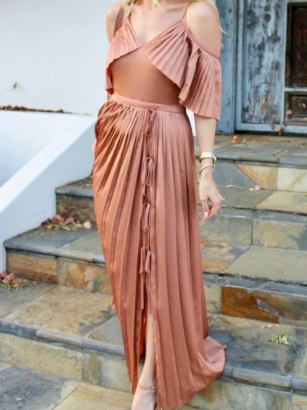 Banana Republic satin dress